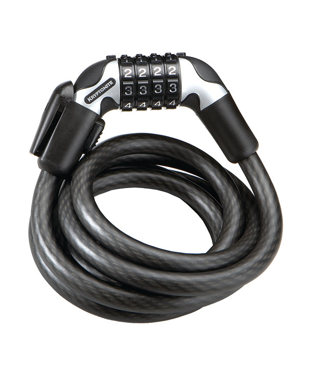 Kryptonite KryptoFlex 1218 Cable Lock - with 4-Digit Combo, 6' x 12mm