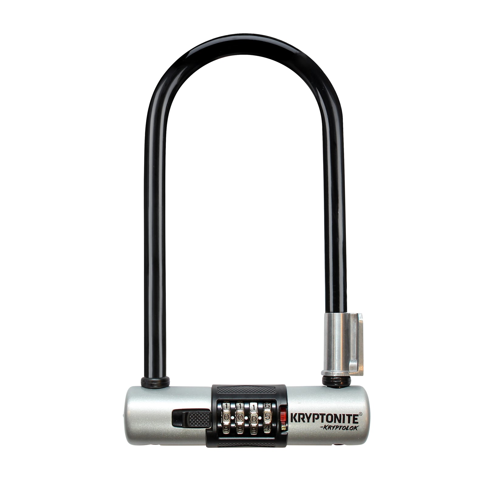 Kryptonite KryptoLok U-Lock - 4 x 9", 4-Digit Combination, Black, Includes bracket