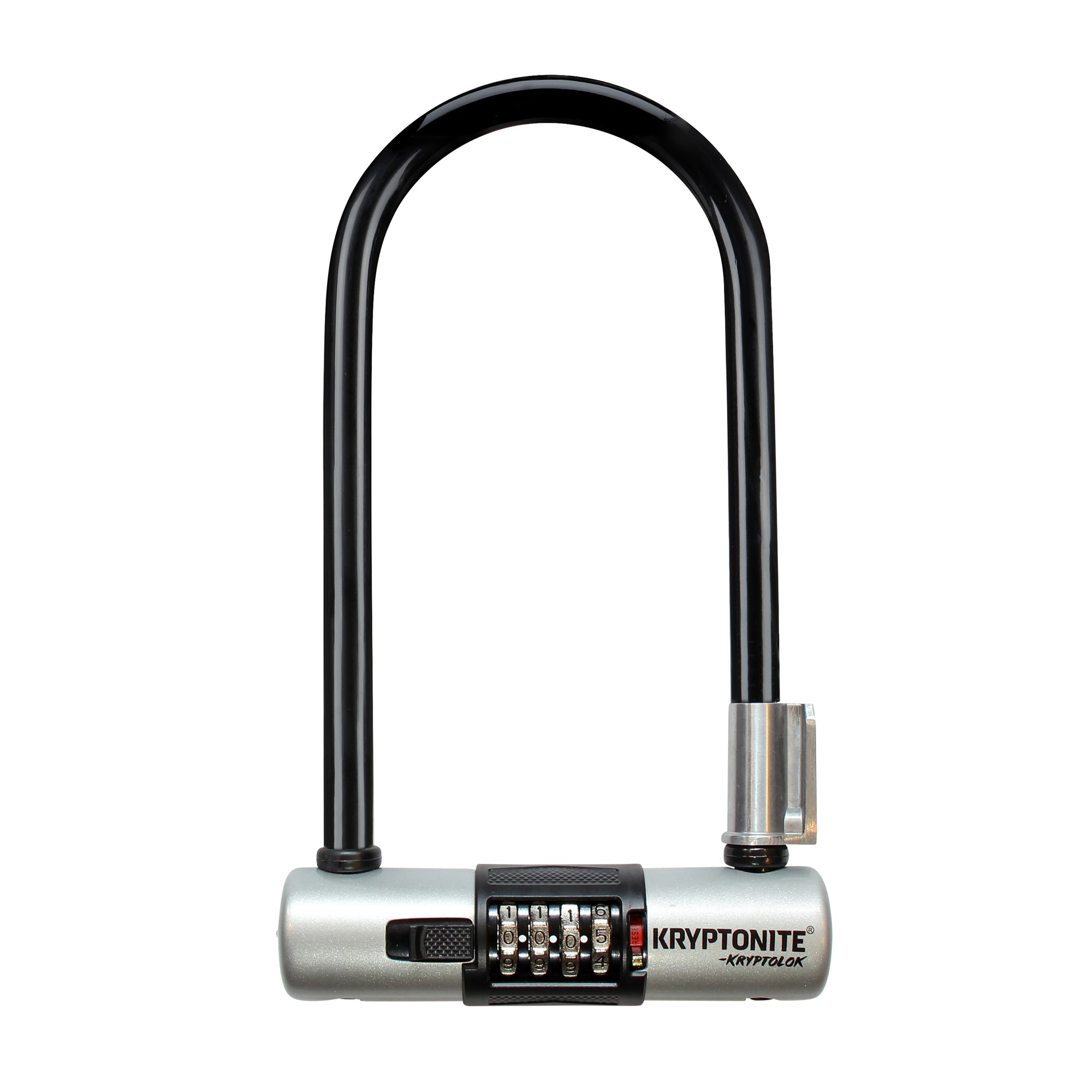 Kryptonite KryptoLok U-Lock - 4 x 9", 4-Digit Combination, Black, Includes bracket