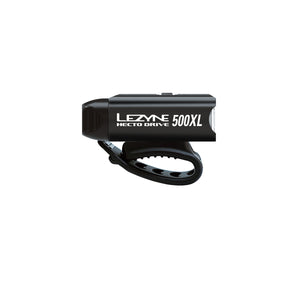 Lezyne Hecto Drive 500XL Headlight: Gloss Black