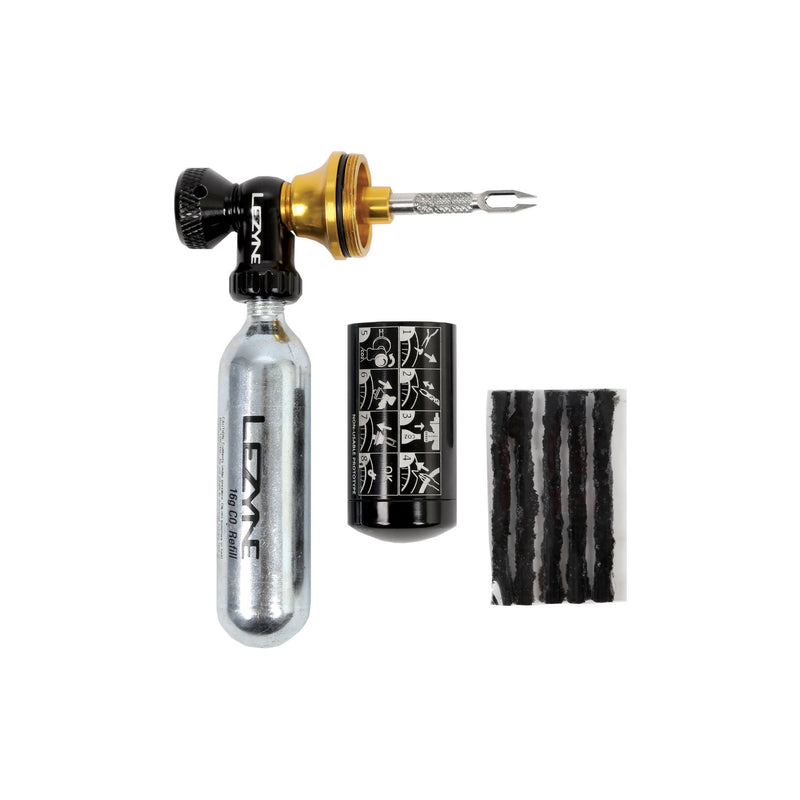 Lezyne CO2 Blaster Inflater and Tubeless Repair Kit without Cartridges