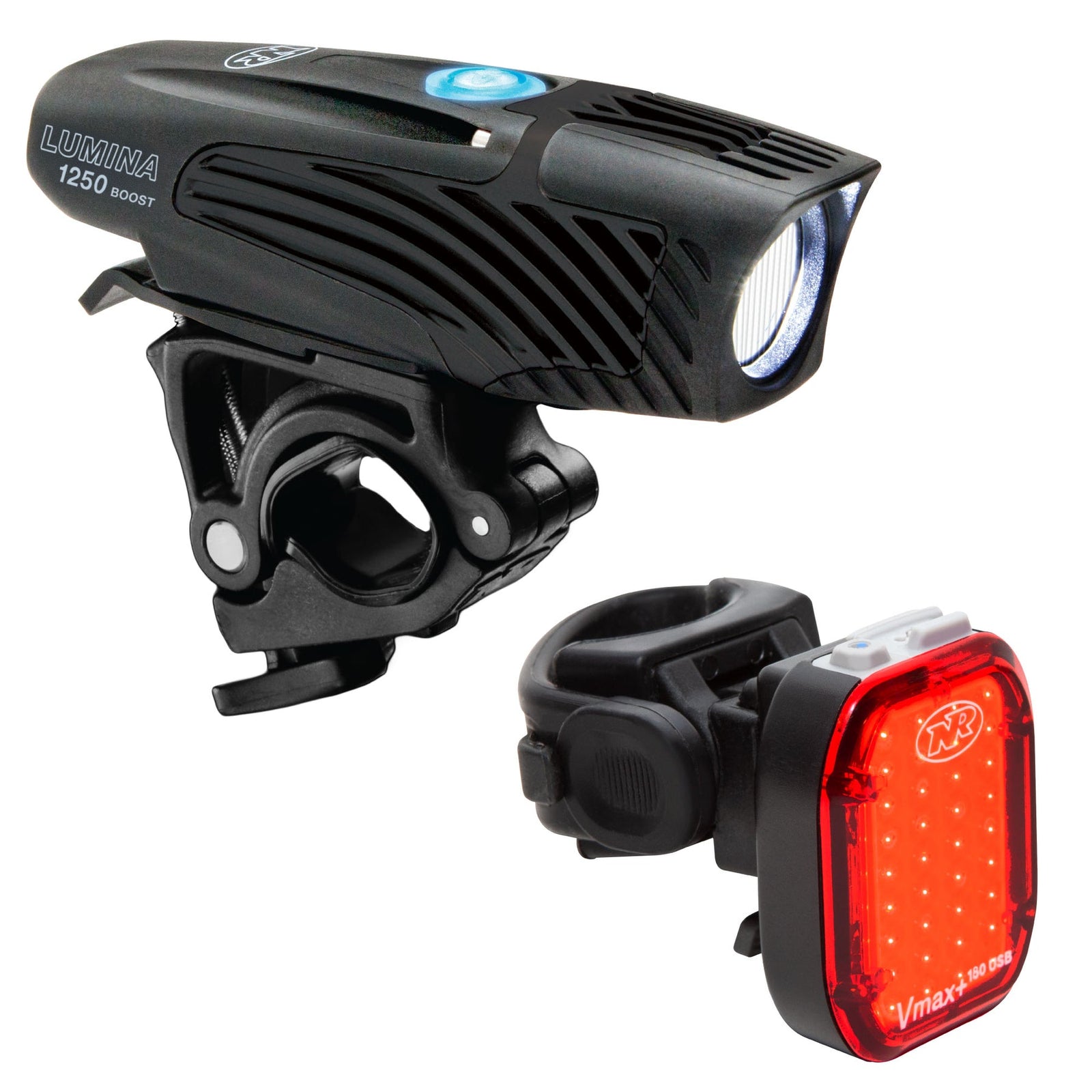 NiteRider Lumina Boost 1250 / Vmax+ 180 USB-C Rechargeable Light Set