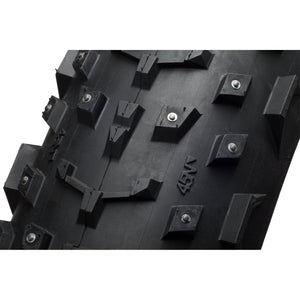 45NRTH Dillinger 4 Tire - 26 x 4.2, Tubeless, Folding, Black, 60 TPI, 168 Carbide Steel Studs