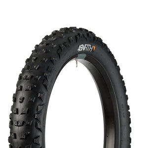 45NRTH Wrathchild Tire - 26 x 4.6, Tubeless, Folding, Black, 120tpi, 224 XL Concave Carbide Aluminum Studs
