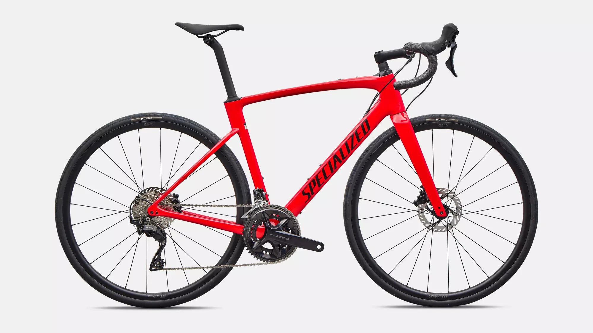 Specialized Roubaix SL8 Sport Carbon Shimano 105 Gloss Vivid Red / Obsidian - 54cm