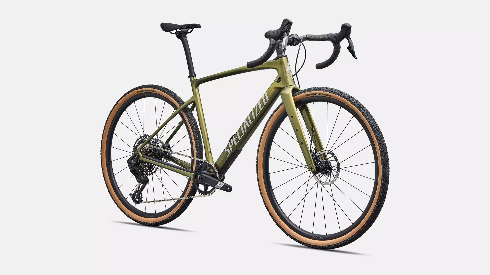 2026 Specialized DIVERGE 4 COMP CARBON Laurel Green Metallic 54cm
