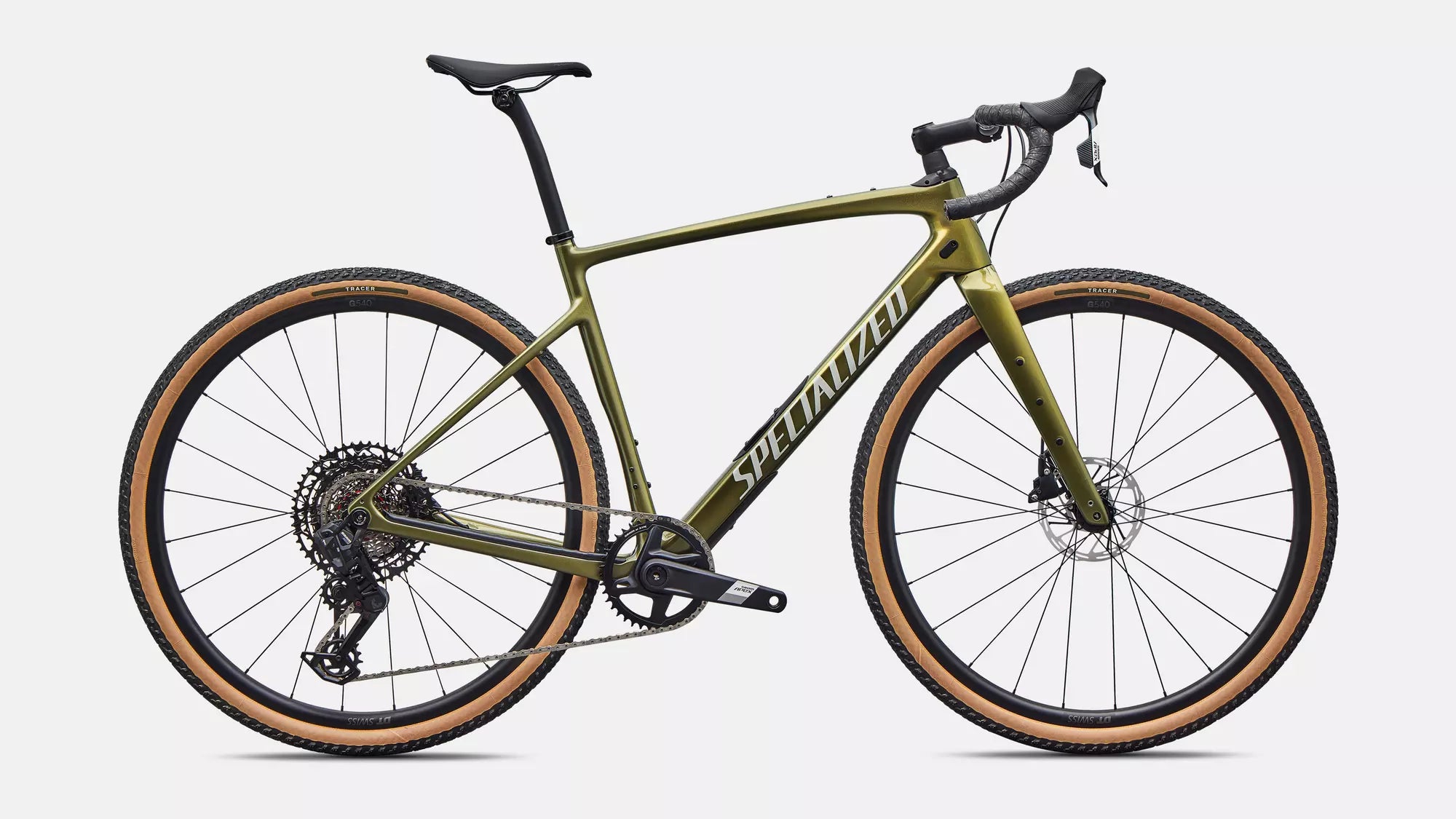 2026 Specialized DIVERGE COMP Carbon Laurel Green Metallic/Dolomite Metallic 54cm
