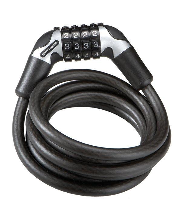 Kryptonite KryptoFlex 1018 Cable Lock - with 4-Digit Combo, 6' x 10mm