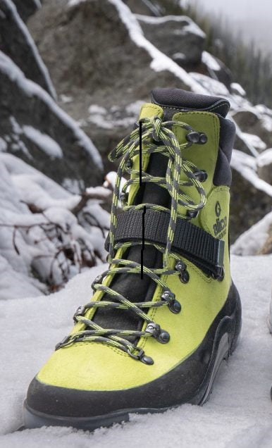 Alico Mountain 3-Pin 75mm Green Leather Ski Boot - Men's
