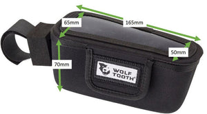 Wolf Tooth Mountain Bar Stem Bag, Right, Black