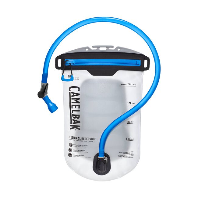 Camelbak Fusion 2L Reservoir with Tru Zip Waterproof Zipper, Clear