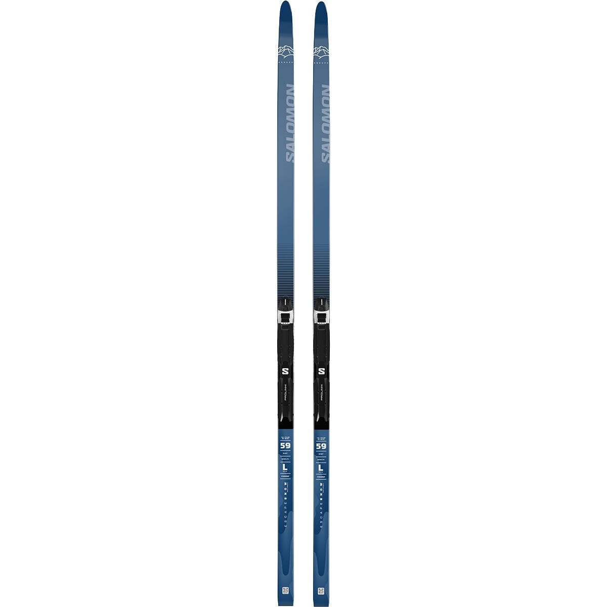 Salomon 2025 Escape Snow 59 PosiGrip Skis w/ProLink Auto Bindings
