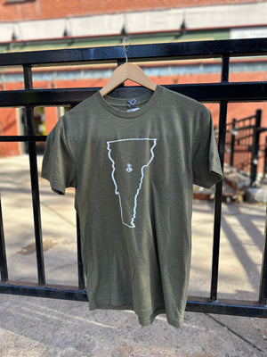 ORO F25 State of Vermont Outline Tee - Unisex