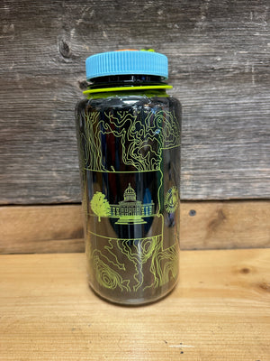 ORO Custom Nalgene Wide Mouth 32oz Bottle Dark Green/Turqoise