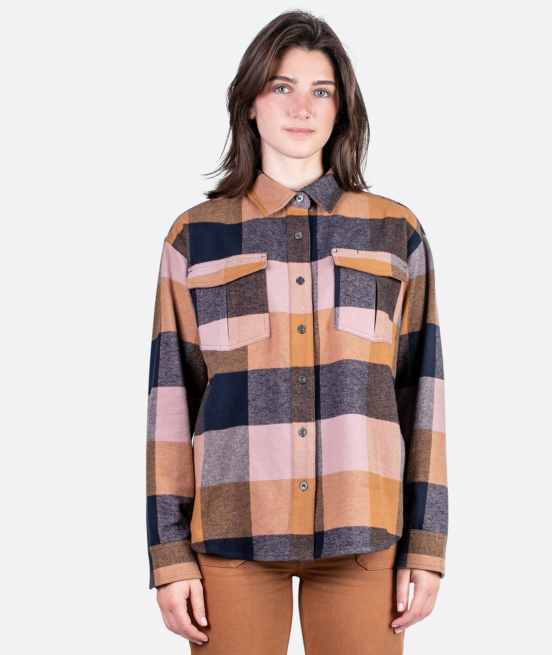 Jetty Anchor Flannel Women's Agave XL