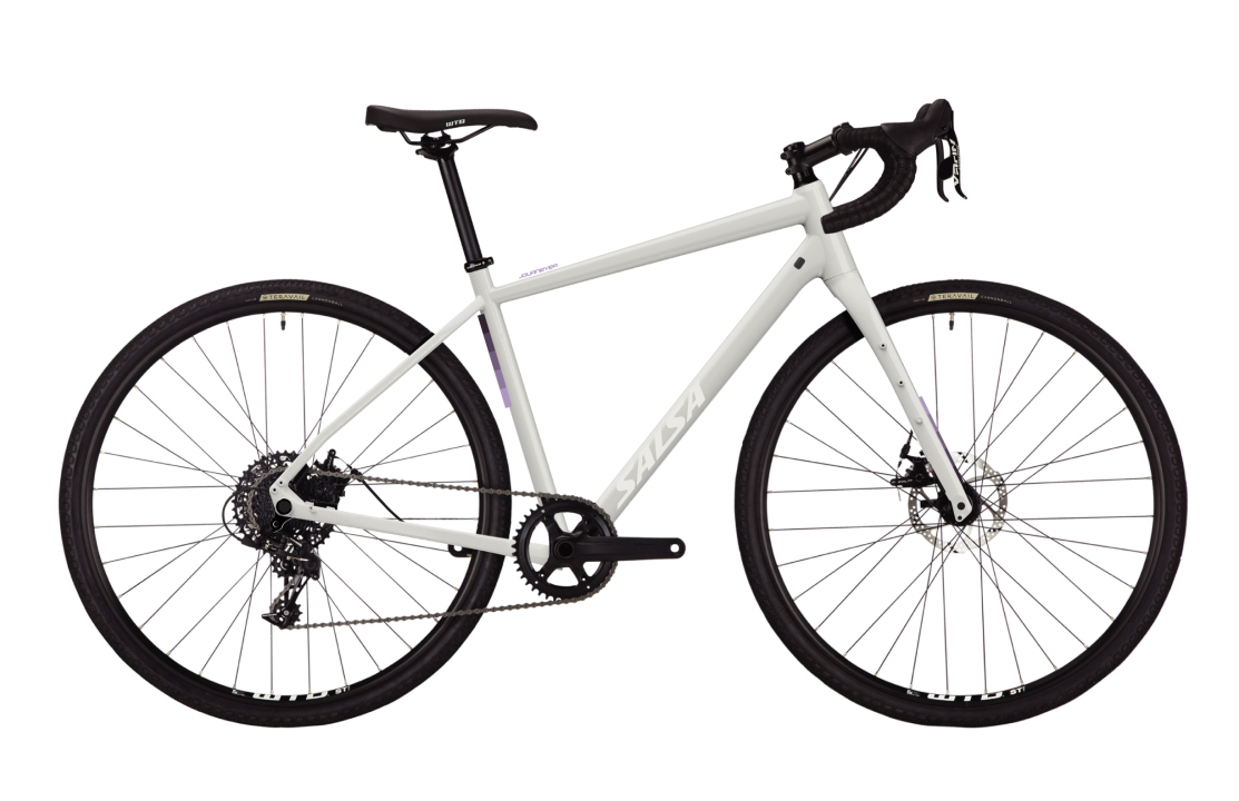 2026 Salsa Journeyer Flat Bar Essa 1x8 Bike - 700c, Aluminum, Vapor Gray