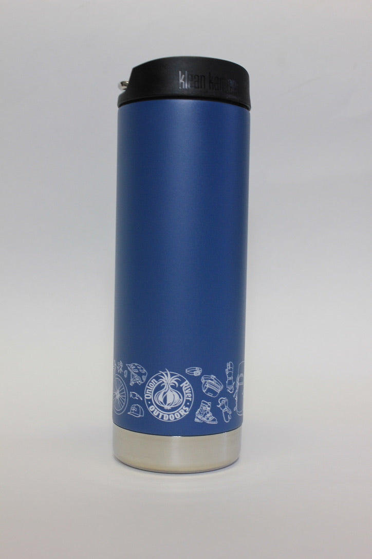 ORO Klean Kanteen 16 oz. TK Wide Loop Cap Insulated Bottle Teal Custom 2023