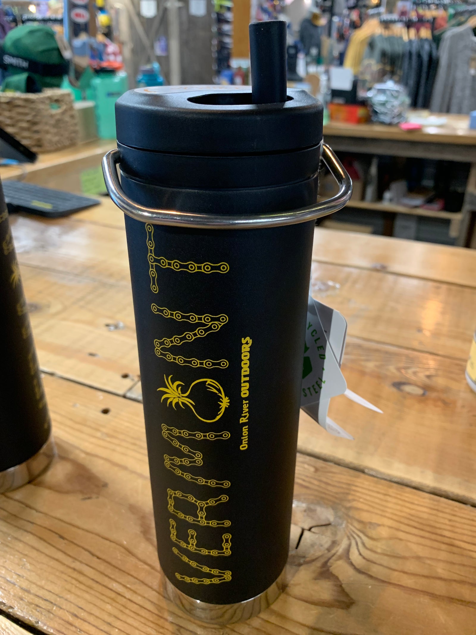 ORO Custom Klean Kanteen 20 oz. TK Wide Twist Cap Black Vermont Logo