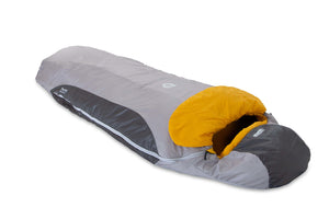 Nemo Tempo Sleeping Bag 35° Men's Long Paloma Gray/Mango