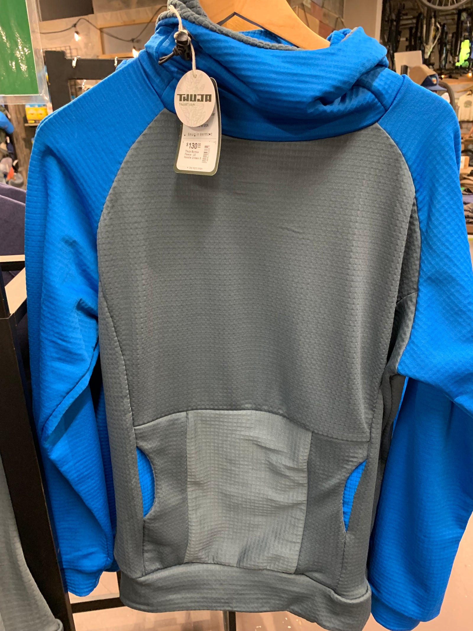 Thuja Burrow Fleece  LS Hoodie Unisex