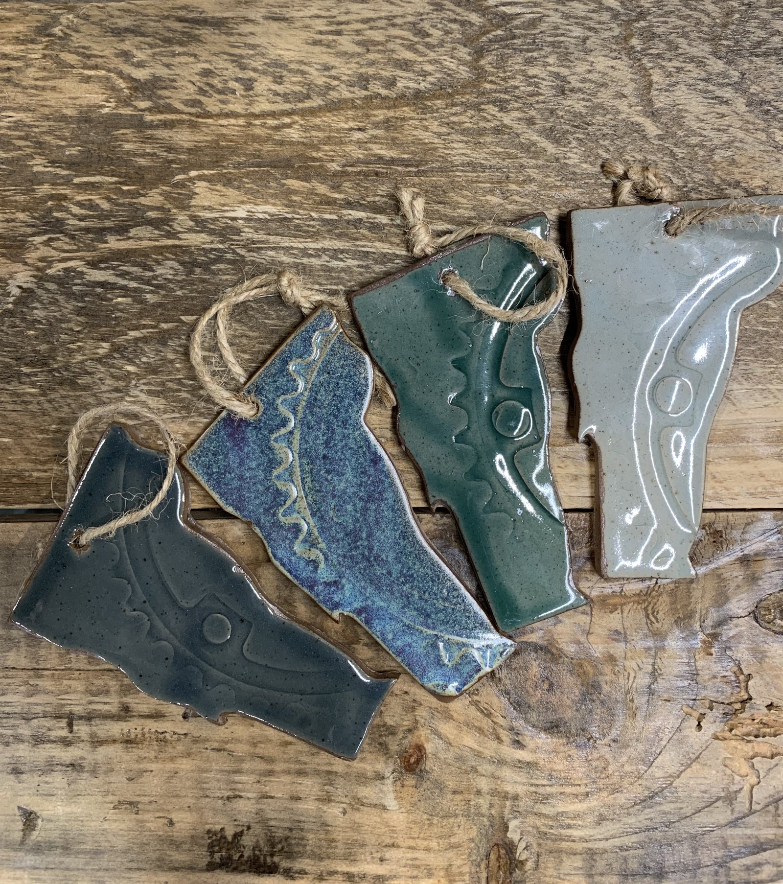 Vermont Chainring Ceramic Ornament