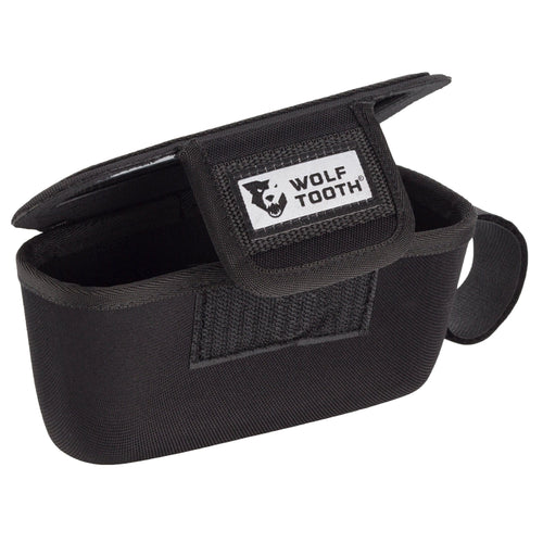 Wolf Tooth Mountain Bar Stem Bag, Right, Black