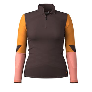 Smartwool Intraknit  Colorblock Thermal Merino BL 1/4 Zip Women's