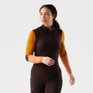 Smartwool Intraknit  Colorblock Thermal Merino BL 1/4 Zip Women's