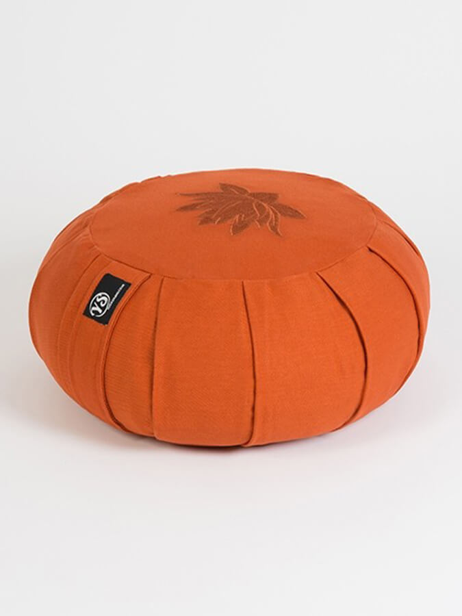 Yoga Studio Round Lotus Organic Zafu Buckwheat Cushion