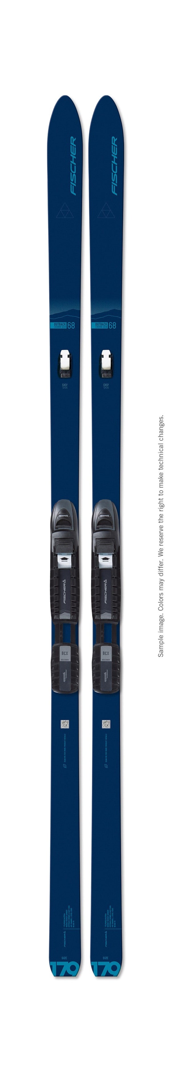 Fischer 2024 Outback 68 Crown/Skin Xtralite BC Ski Onion River Outdoors