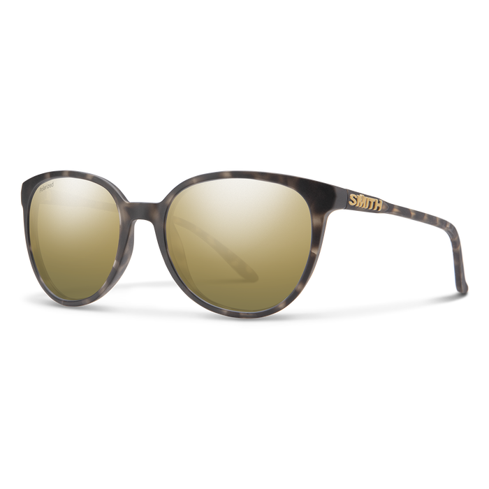 Smith Cheetah - Matte Ash Tortoise Tortoise || Polarized Gold Mirror