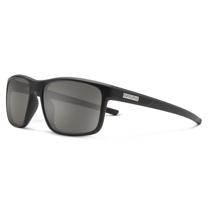 Suncloud Respek Matte Black Polarized Grey