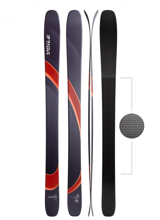 Voile 2024 SuperCharger BC Waxless Ski